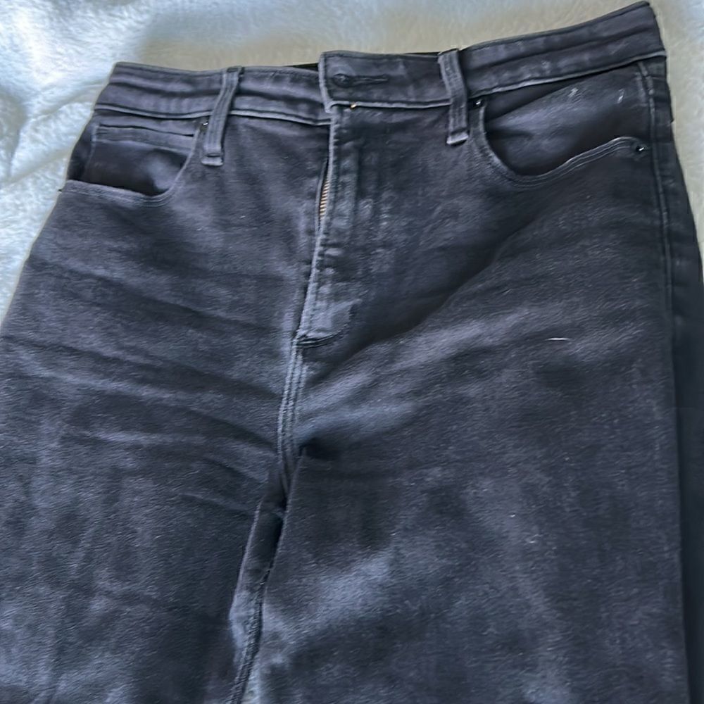 Abercrombie & Fitch Super-Skinny High Rise Curvy Love Black Jeans (Women's 27) - Picture 4 of 8